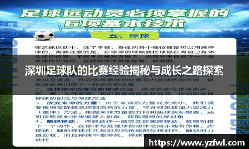 深圳足球队的比赛经验揭秘与成长之路探索